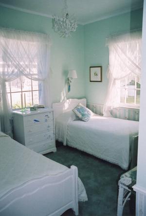 Green Bedroom Main Floor